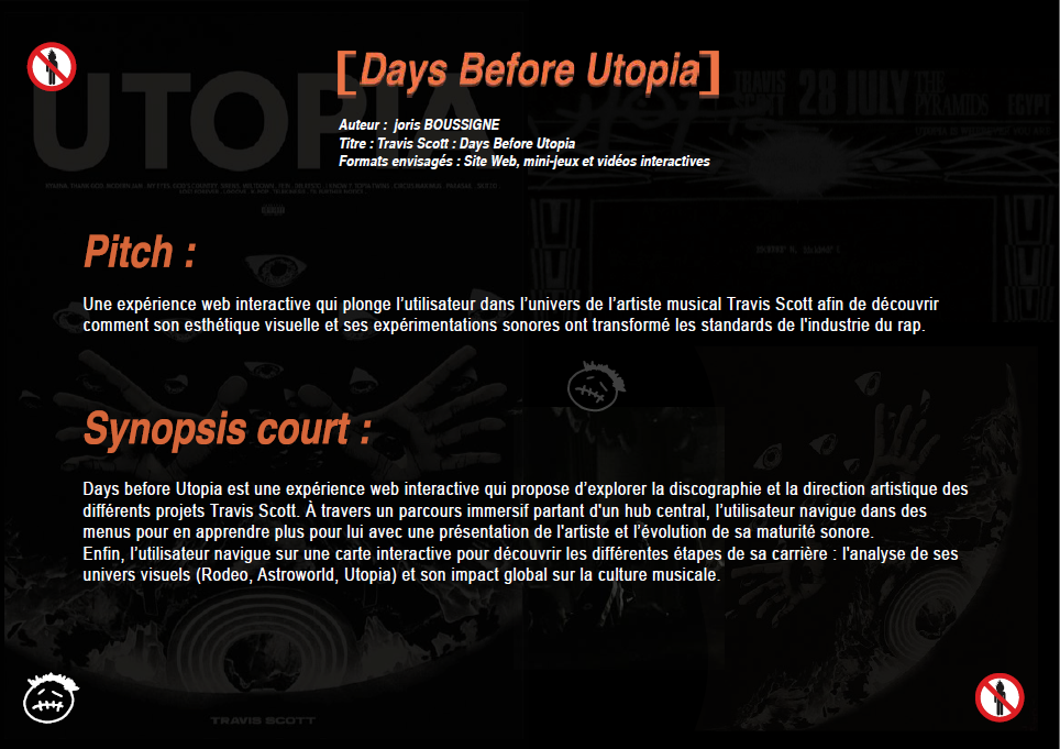 Note d’intention - Days Before Utopia